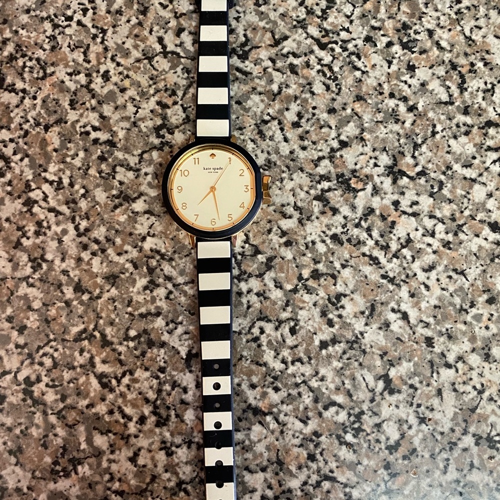 Kate Spade striped watch.